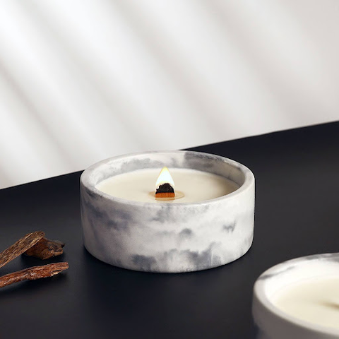 Black Oud | 12oz Premium Concrete Scented Candle